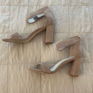 Jeffrey Campbell Lindsay Heel in Gray Suede